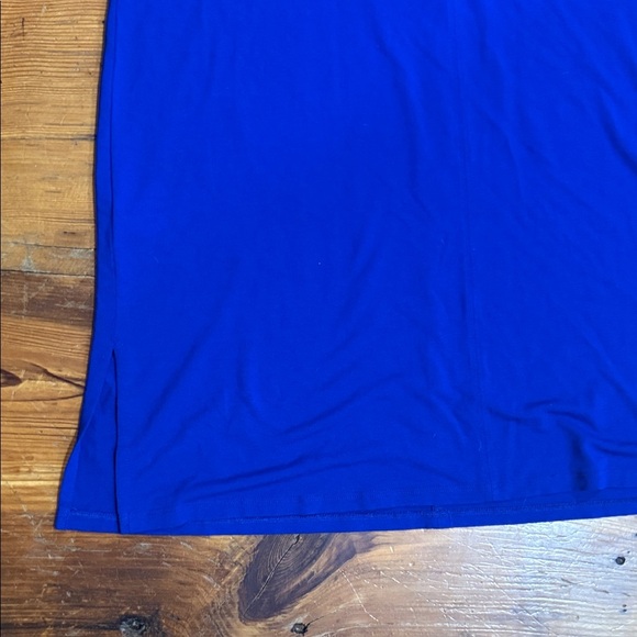 Eileen Fisher Royal Blue Garment Long Sleeve Top or Mini Dress Size Medium - Picture 11 of 13